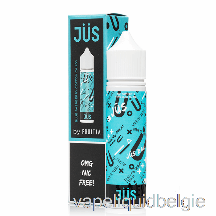 Vape België Blauwe Frambozen Suikerspin - Jus E-liquid - 60ml 3mg